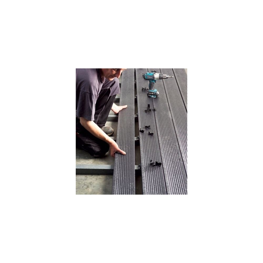  Lame en plastique recyclé pour bordure de terrasse et piscine