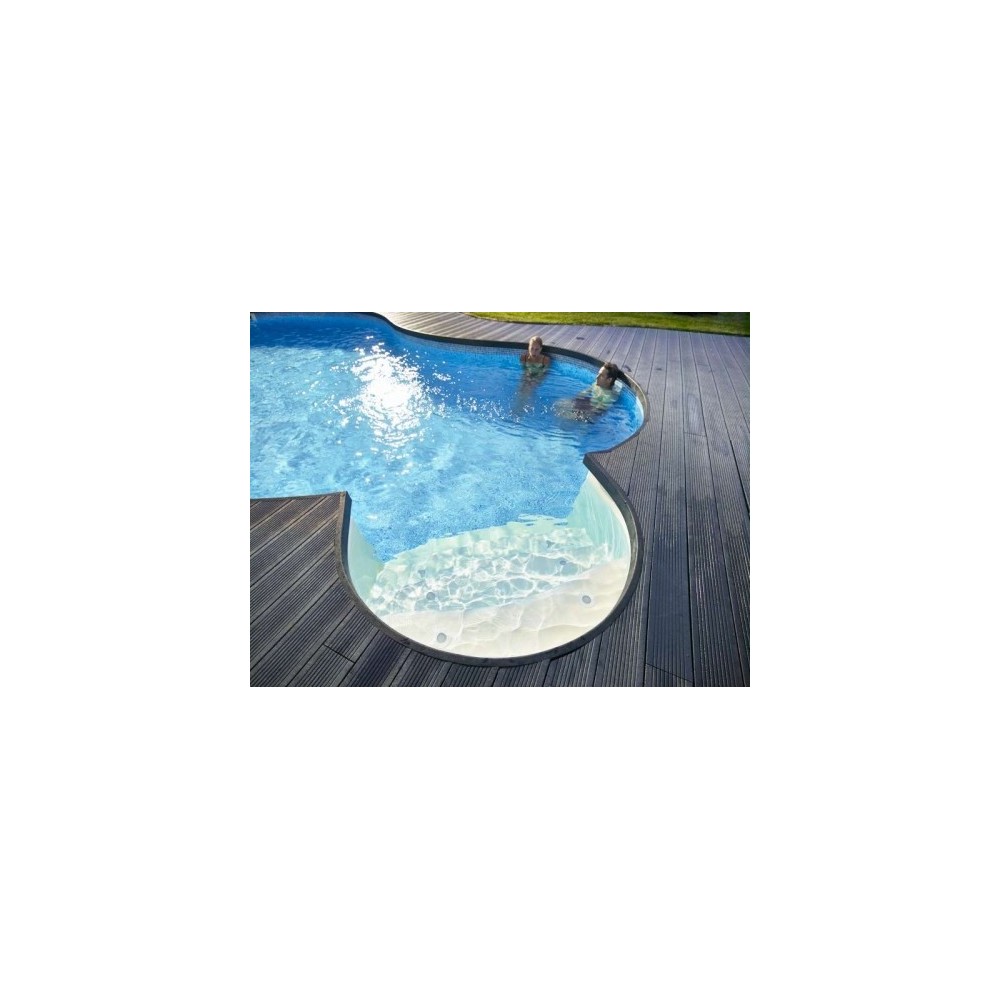  Lame en plastique recyclé pour bordure de terrasse et piscine