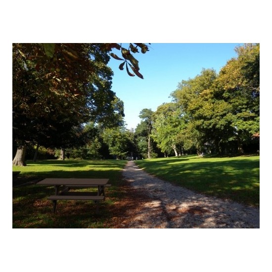 Tablette PMR pour table picnic plastique recyclé