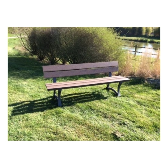 Banc en plastique recyclé Jardin lame materiaux recyclé GOVAPLAST