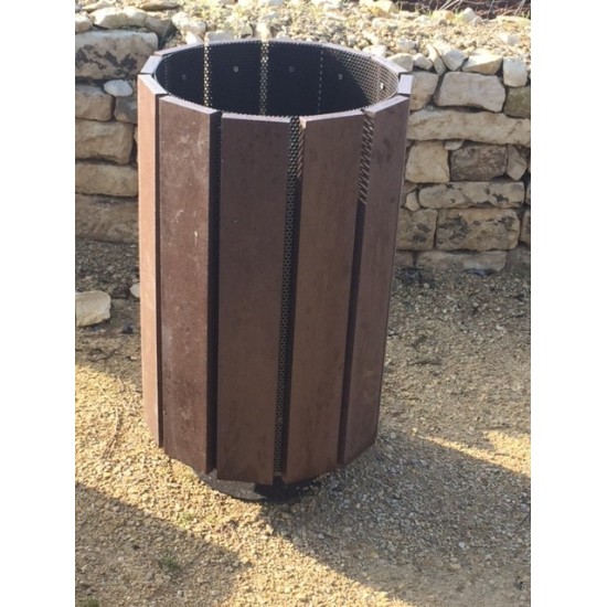  poubelle de ville plastique recyclé GOVAPLAST
