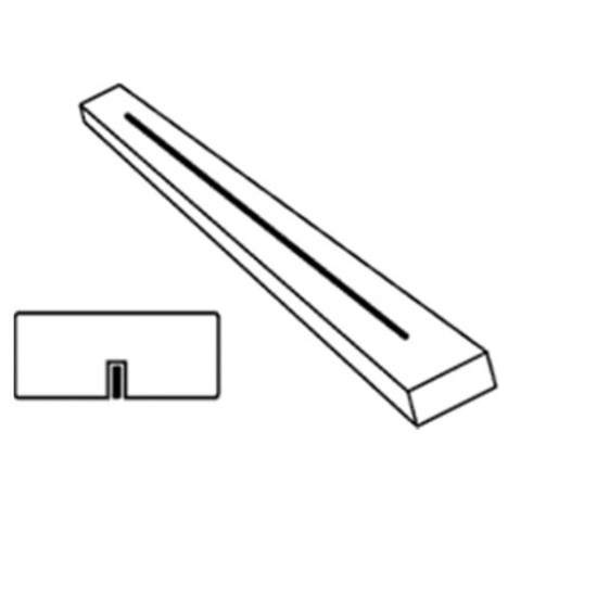 Profilé de banc plastique recyclé