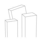 Planches plastique recyclé bords droits