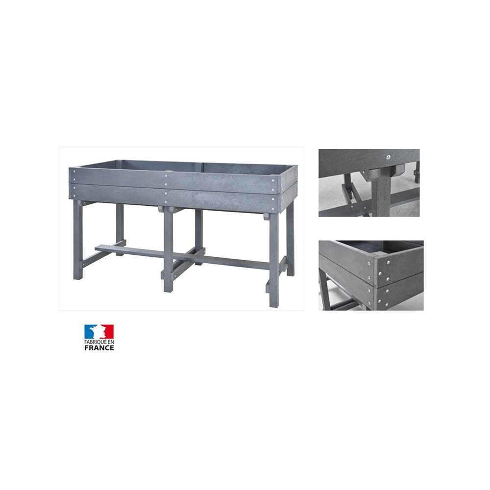 Table de jardinage plastique recyclé