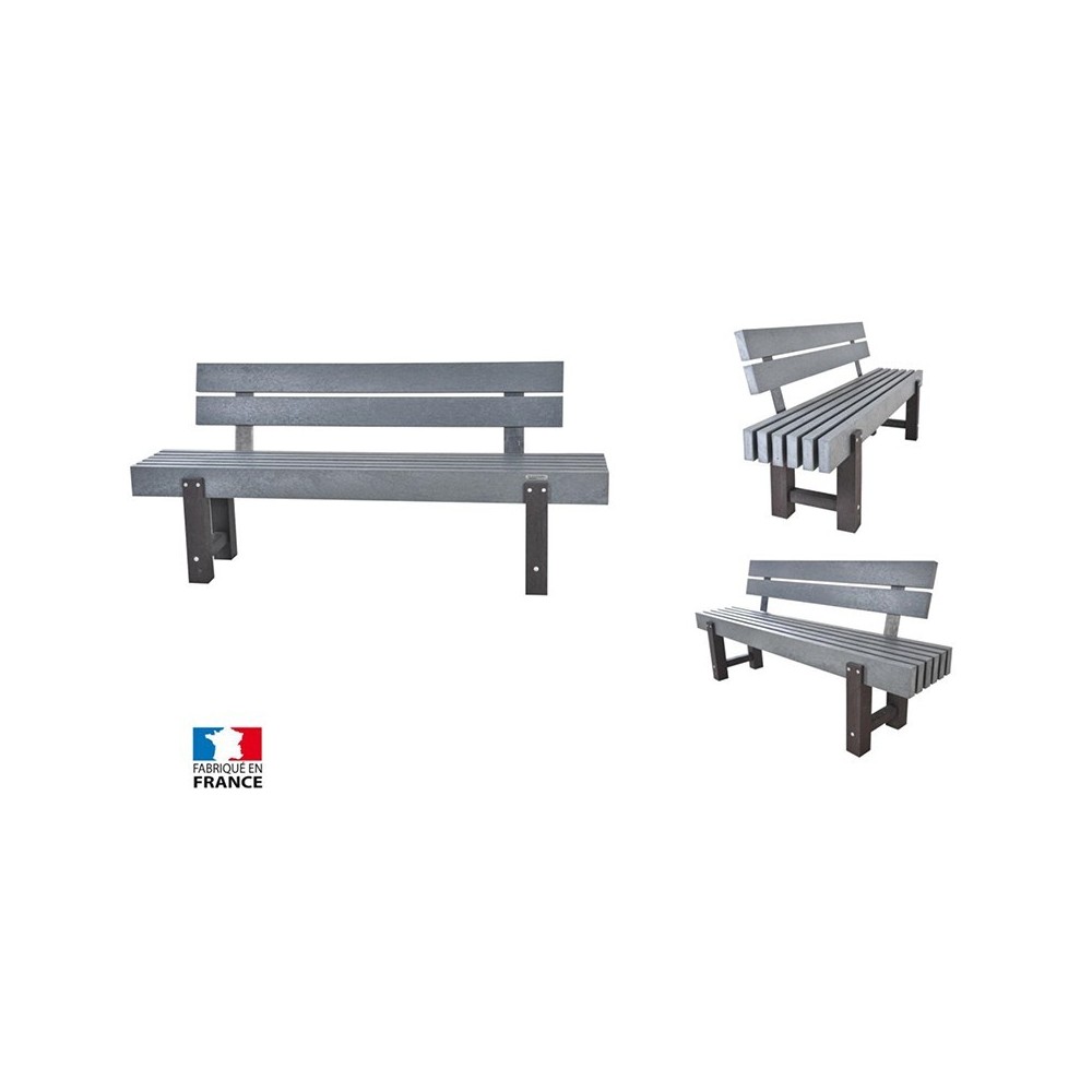 Banc design moderne et écologique