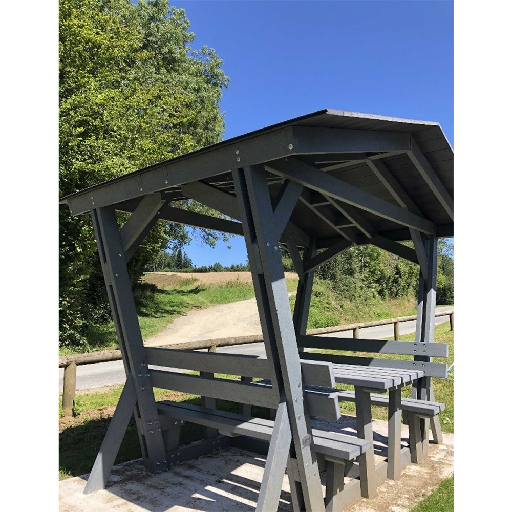  table pique nique pour professionnel et collectivité plastique rec