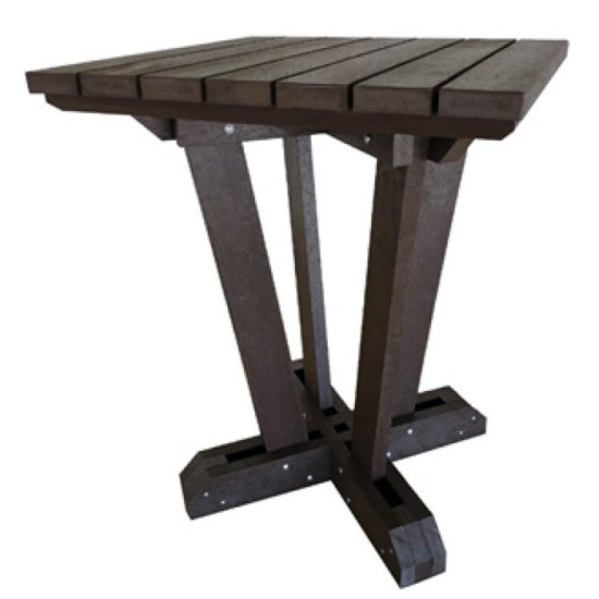 Table Mange-debout plastique recyclé