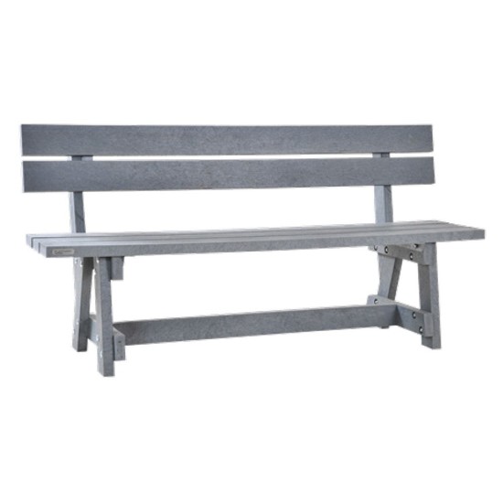 Banc Classique lame plastique recyclé GOVAPLAST