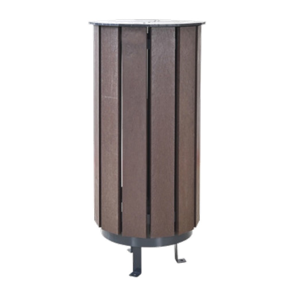 Corbeille écologique Basic avec couvercle