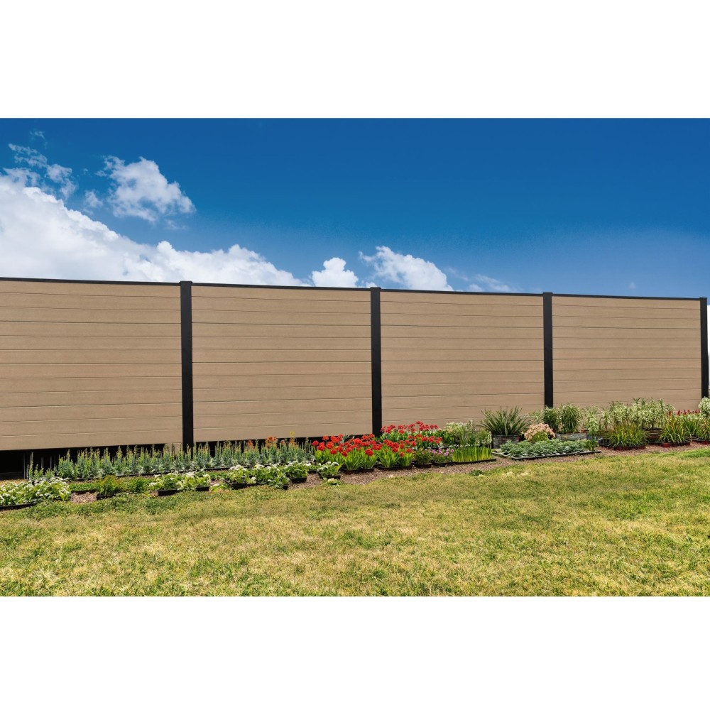 Clôture de jardin en plastique design Govawall