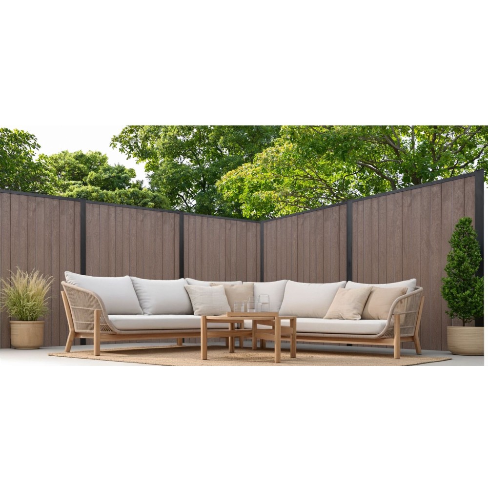 Clôture de jardin en plastique design Govawall