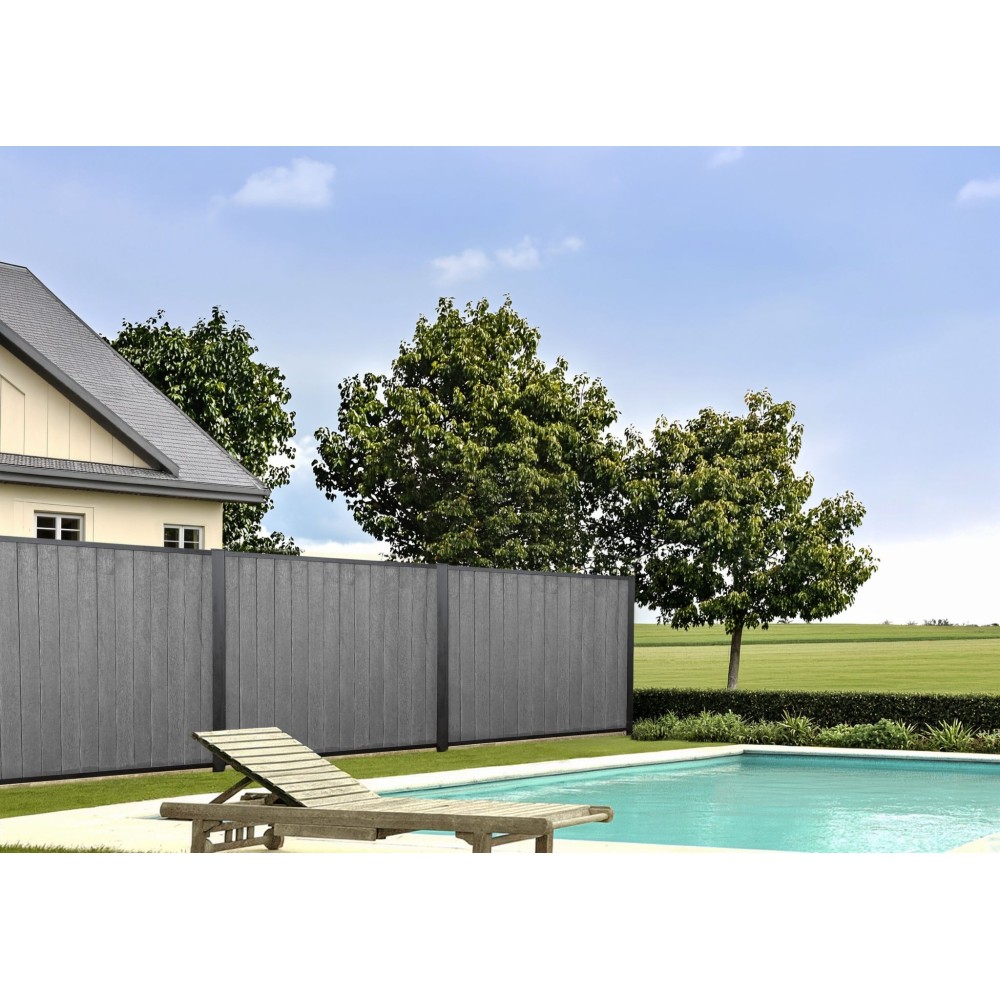 Clôture de jardin en plastique design Govawall