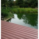 Planches de terrasse en plastique recyclé GOVAPLAST