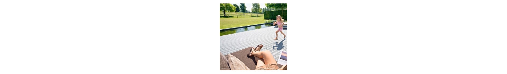 Planches de terrasse et piscine plastique recycle PLASTIVERT GOVAPLAST